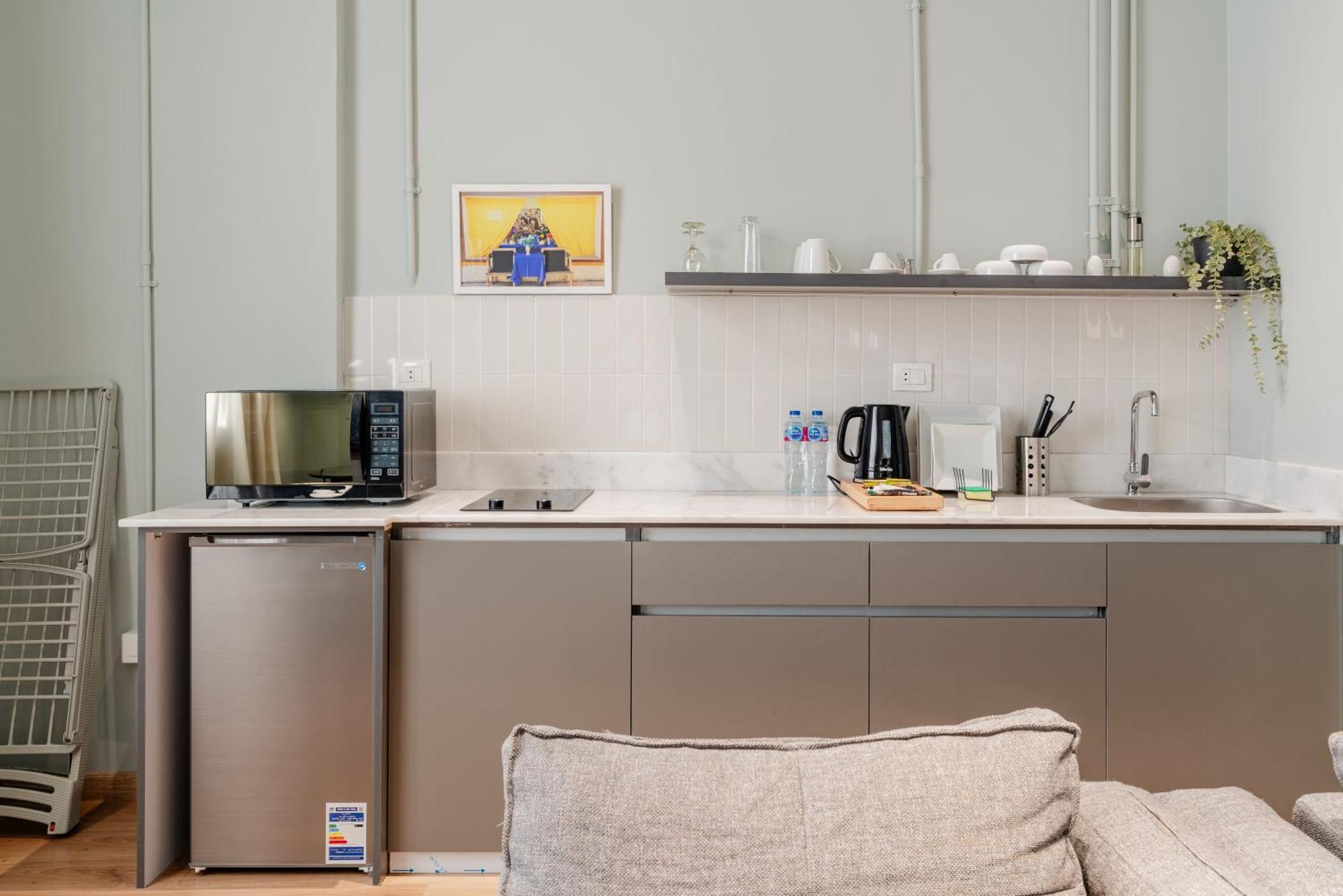 Grey L Studio Apartments Downtown Alexandria Menasce House Bagian luar foto